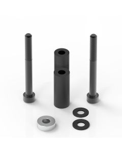 Kit de montage pour Embouts de guidon Rizoma MA542/MA301 RIZOMA MA543B Noir