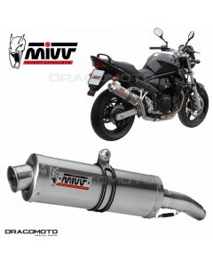 Exhaust GSF 650 BANDIT OVAL High up