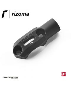 Mirror bracket for Ø 22 mm handlebar Black Rizoma BS770B