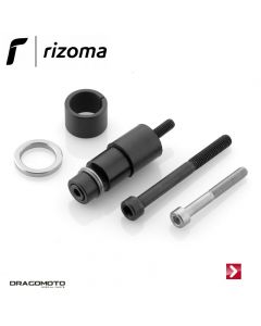 Mounting kit for bar-end mirror Black Rizoma BS816B