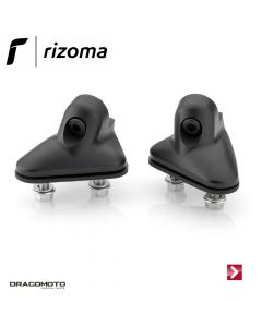 Mounting kit for fairing mirror (Pair) Black Rizoma BS817B