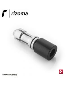 Mounting kit for combining Sguardo turn signals with bar-end mirrors Black Rizoma BSFR001B