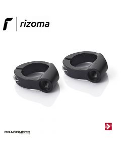 Mounting kit for Rizoma Light Unit turn signals on Side Mount mirrors Black Rizoma FR443B