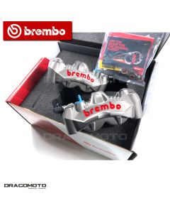Brembo Kit d'étriers GP4-RS 108 mm 220C78310 avec plaquettes de frein