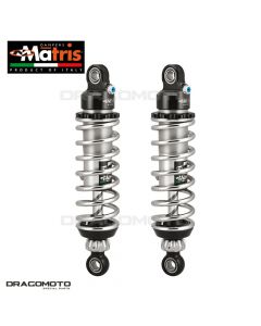 Pair of shock absorbers MATRIS HARLEY DAVIDSON FXDL Low Rider 1993-2017 MH121.1D-C M40D Chrome