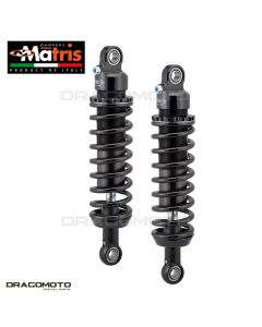 Pair of shock absorbers MATRIS INDIAN SCOUT / SCOUT SIXTY / SCOUT BOBBER MI100.1D-N M40D Black