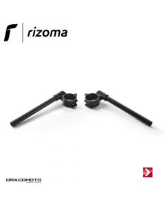 Clip-on handlebar kit (Ø 55 mm) Black Rizoma MA050B