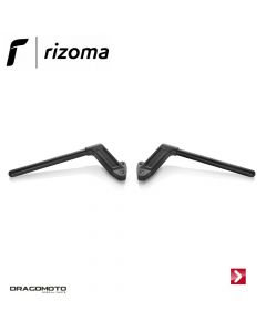 Clip-on handlebar kit (Ø 22 mm) Black Rizoma MA055B