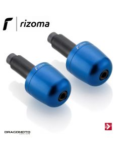 Bar-end plug (2 pcs) Blue Rizoma MA302U
