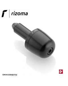 Single bar-end plug Black Rizoma MA303B