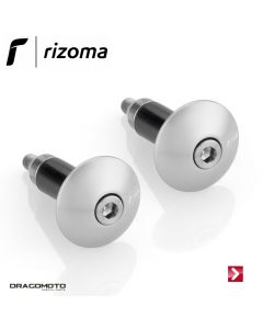 Bar-end plug Silver Rizoma MA531A