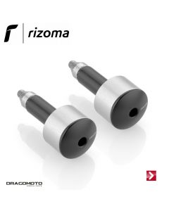 Bar-end plug Silver Rizoma MA533A