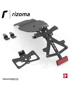 Fox license plate support kit Black Rizoma PT222B