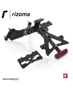 Fox license plate support kit Black Rizoma PT415B
