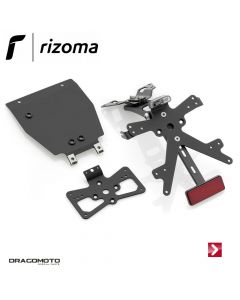 Fox license plate support kit Black Rizoma PT665B