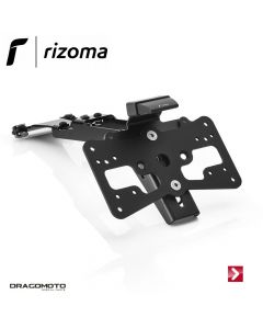 Fox license plate support kit (USA version) Black Rizoma PTS668B