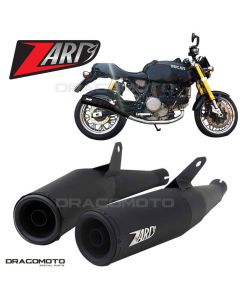 DUCATI GT 1000 2006-2012 Pot échappement ZARD Noir RC ZD120SSR+P2