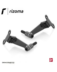 Mounting kit for CF011 headlight fairing Black Rizoma ZDM130B