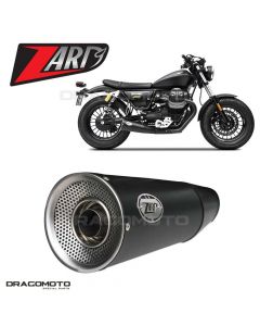 MOTO GUZZI V9 BOBBER 2016-2019 Auspuff ZARD BIG Schwarz RC ZG080SSR+P2