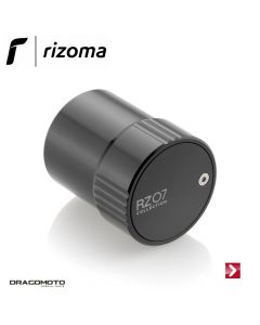 Rear Shock Preload Adjuster Knob Shiny Black Rizoma ZHD134BS