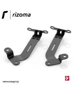 Mounting kit for CF011 headlight fairing Black Rizoma ZTH055B