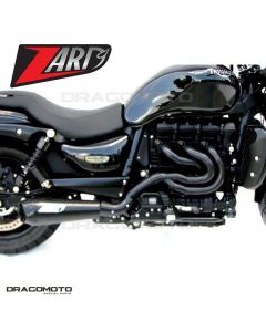 TRIUMPH ROCKET III 2004-2011 Full exhaust ZARD SNAKE WELDED Black RC ZTPH501SKS+P2KIT