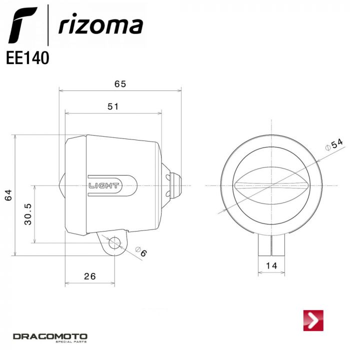 Rizoma LED-Nebelscheinwerfer-Set - EuroBikes